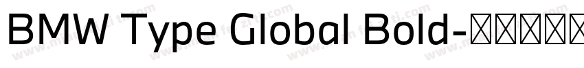 BMW Type Global Bold字体转换